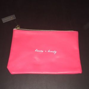 Mockingbird Coral Brains & Beauty Makeup Bag